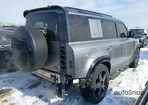 2021 Land Rover Defender 110 X-Dynamic Se z USA, uszkodzony, nr VIN SALE2ERU7M2037696